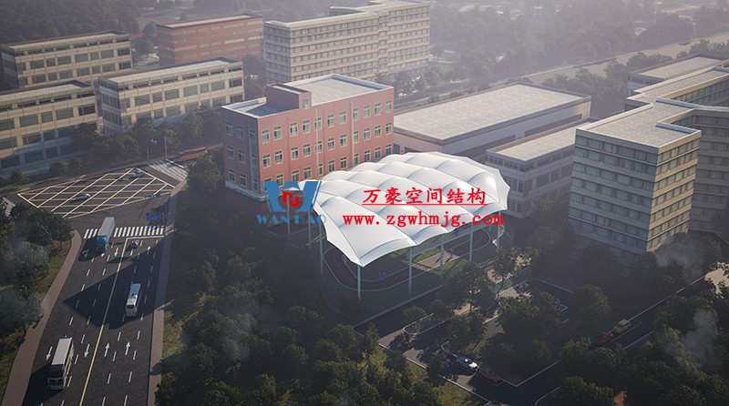 國網(wǎng)江西省電力有限公司培訓中心實訓基地改造PTFE膜結構